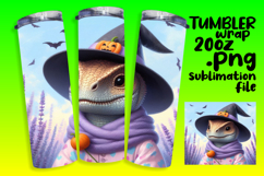 20oz Tumbler Wrap for DIY , Halloween Dino Product Image 1