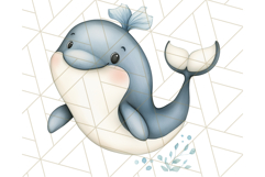 Under the Sea Nursery Clipart, Ocean Animals PNG Product Image 5
