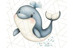 Under the Sea Nursery Clipart, Ocean Animals PNG Product Image 5