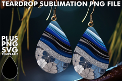 Elegant Teardrop Earrings Design, Pattern Product Image 1