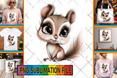 Lively Watercolor Wildlife PNG Collection Product Image 1