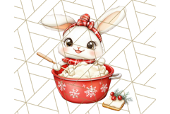 Christmas Baking Critters PNG Clipart, Cute Animals Holiday Product Image 5