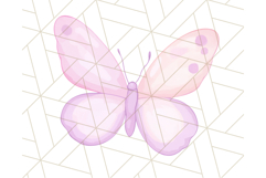 Pastel Purple Fairy Garden Clipart Enchanted Cottagecore Png Product Image 5
