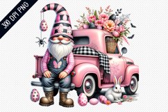 Easter Day Gnome - Sublimation Clipart PNG Design Product Image 1