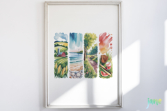 Summer 50 States Brushstroke USA Clipart Product Image 5