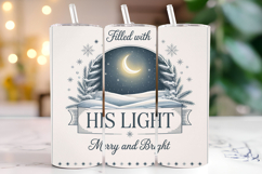 Merry &amp; Bright Svg | Christmas Svg | Svg Cut Files Product Image 1