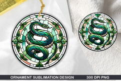 Animals Stained Glass Ornament Bundle, 30 High-Quality PNG Product Image 8