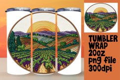 Landscape Sublimation Scenic Tumbler Wrap 20oz Product Image 1