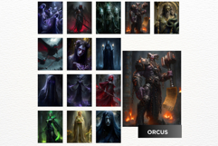 Greek Chthonic Gods Underworld Dark Fantasy Illustrations Product Image 4