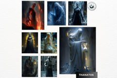 Greek Chthonic Gods Underworld Dark Fantasy Illustrations Product Image 9