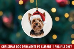 Breeds Of Christmas Dog Ornaments Clipart PNG Product Image 1