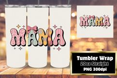 VIBRANT 20oz Tumbler Artwork , Mama Product Image 1