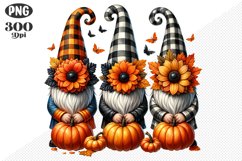 Halloween Gnomes Sublimation - Clipart PNG Design Product Image 1