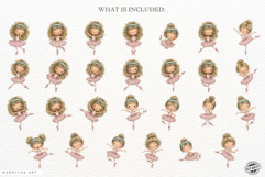 Whimsical Ballet Girl Clipart Product Image 4