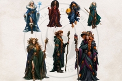 Obsidian Ember Grove Dark Autumn Fantasy Clipart PNG for RPG Product Image 11