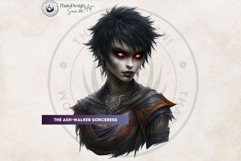 Obsidian Ember Grove Dark Autumn Fantasy Clipart PNG for RPG Product Image 14