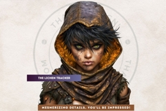 Obsidian Ember Grove Dark Autumn Fantasy Clipart PNG for RPG Product Image 5