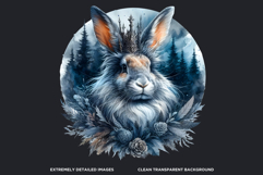 Watercolor Wild Animals Clipart, Forest Wildlife PNG Bundle Product Image 3