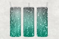 Glowing Glitter Sparkle Tumbler Wrap Sublimation Product Image 1