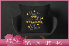 You're Never Too Old To Wish Upon A Star - SVG EPS DXF PNG Product Image 1