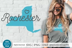 Rochester svg, rochester NY svg, New York svg, dxf, png Product Image 1