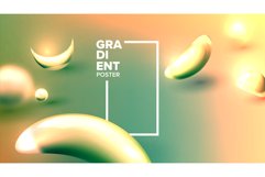 Fluid Abstract Liquid Background Vector. Elements Concept. Product Image 1