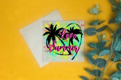 Love Summer Colorful Print | Palm Trees Design | Sublimation Product Image 5
