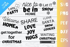 Latest Christmas Quote SVG Cut Files Bundle Product Image 1