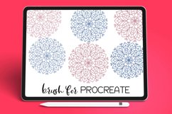 Mandala Stamp Brush - Procreate Brush Product Image 1