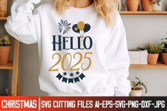 Hello 2025 SVG, Goodbye 2024 hello 2025 SVG, New Year 2025