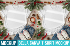 Bella Canvas White Blank t-Shirt Mockup |Blank mockup JPG Product Image 2