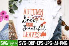 Fall, SVG, Fall breeze and autumn leaves, Autumn, Sign, PNG Product Image 4