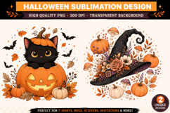 Halloween png,Vintage Halloween clipart,Spooky Sublimation Product Image 1