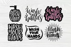 Wash Your Hands SVG | Bathroom Quotes | Toilet Signs Svg Product Image 4