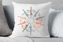 Faith Cross Mandala SVG PNG EPS DXF Cutting and Printing Product Image 4