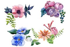 Flower Symphony watercolor png Product Image 1
