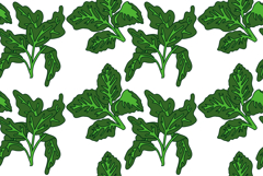 Botanical abstract seamless pattern with tropical leaves bg Product Image 1