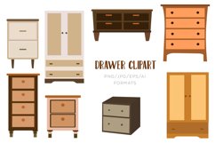 Drawer vector clipart Product Image 1