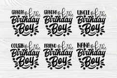 Birthday Boy SVG, Birthday Squad Svg, Family Shirt Quotes Product Image 4