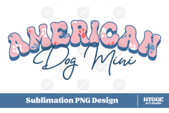 American Dog Mini 4th of July USA Paw DTF PNG Sublimation Product Image 1