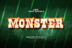 Editable text effect, Monster text Product Image 1