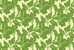 Botanical floral seamless pattern with leaves vector Product Image 1
