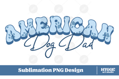 American Dog Mama Papa 4th of July USA Paw DTF PNG Bundle Product Image 5