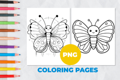Butterfly Coloring Pages | Coloring book Product Image 1