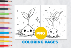 Plant sprout Coloring Page | Coloring book Product Image 1