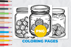 Jam Coloring Pages | Coloring book Product Image 1