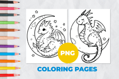 Cartoon dinosaur on the moon Coloring Pages | Coloring book Product Image 1