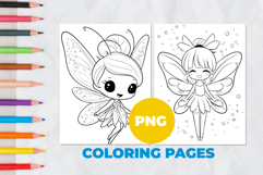 Fairytale Fairy Coloring Pages | Coloring book Product Image 1