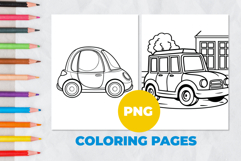 Car Coloring Pages | Coloring book Product Image 1