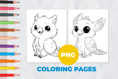 Magical pet griffon Coloring Pages | Coloring boo Product Image 1